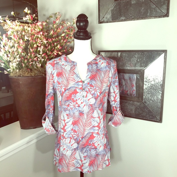 Kim Rogers Tops - ⭐️ Final Price Kim Rodgers tropical blouse